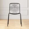 Alpha Black Metal Chair