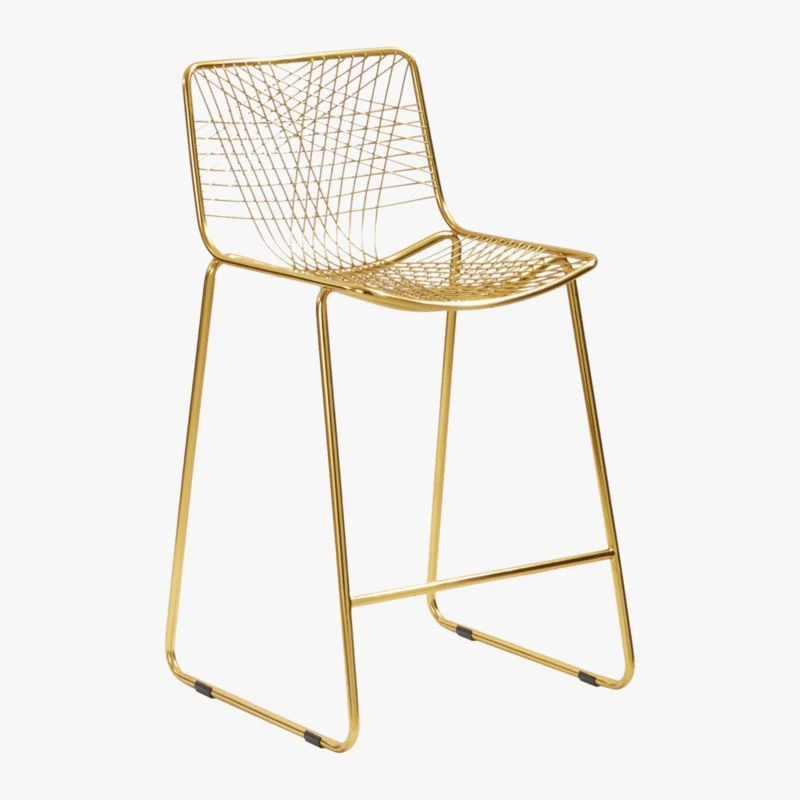 Alpha Brass Counter Stools Set Of 2 - Image 4