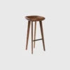Tractor Stool | Walnut | Bar Stool Height