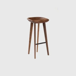 Tractor Stool | Walnut | Bar Stool Height