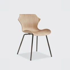Petal Chair | White Oak, Raw Effect