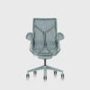 Cosm Chair, Glacier, Mid Back, Leaf Arms | Glacier | Leaf Arms
