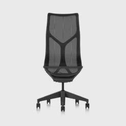 Cosm High Back Work Chair | Graphite | No Arms
