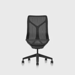 Cosm Mid Back Work Chair | Graphite | No Arms