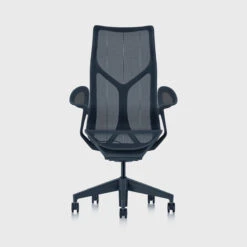 Cosm Chair, Nightfall, High Back, Leaf Arms | Nightfall | Leaf Arms
