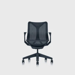 Cosm Chair, Nightfall, Low Back, Fixed Arms | Nightfall | Fixed Arms