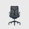 Cosm Chair, Nightfall, Mid Back, Fixed Arms | Nightfall | Fixed Arms