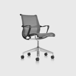 Setu Chair, Graphite | Graphite | Silver Alloy | Graphite