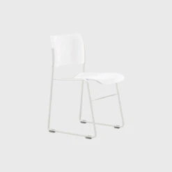 40/4 Side Chair | Coconut White | White