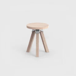 A-Joint Stool | Ash & Aluminium | Low