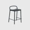Muuto Linear Steel Stool | Black | Counter