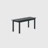 Muuto Linear Steel Bench | Short | Black