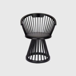 Tom Dixon Fan Dining Chair | Black Stained Birch