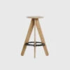 Tom Dixon Slab Bar Stool | Natural Oak