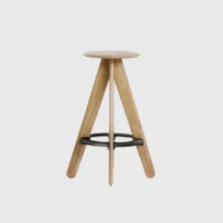 Tom Dixon Slab Bar Stool | Natural Oak