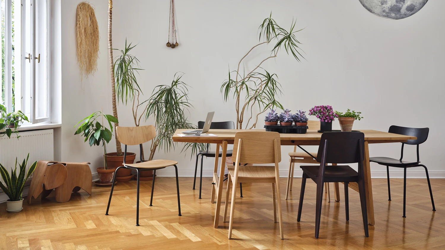 Vitra Moca Chair | Dark Oak & Basic Dark - Image 10