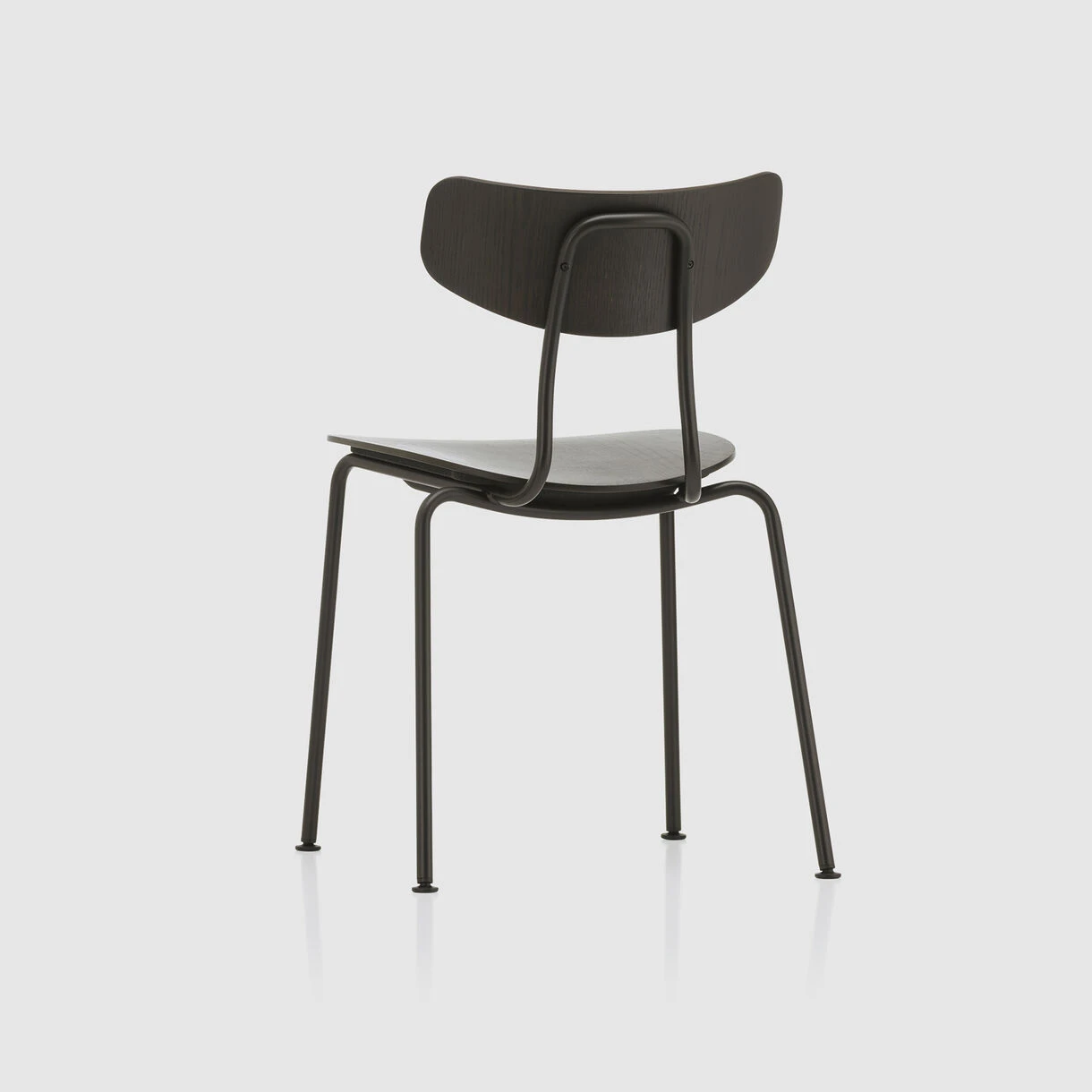 Vitra Moca Chair | Dark Oak & Basic Dark - Image 4